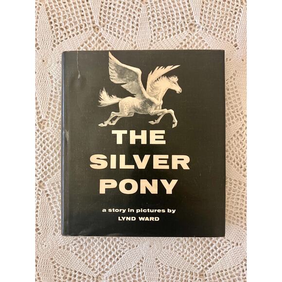 1973 First Edition 'The Silver Pony' by Lynd Ward: Wordless Illustrated Story - Picture 1 of 9